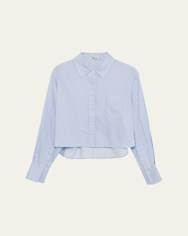 Renata Long-Sleeve Crop Shirt